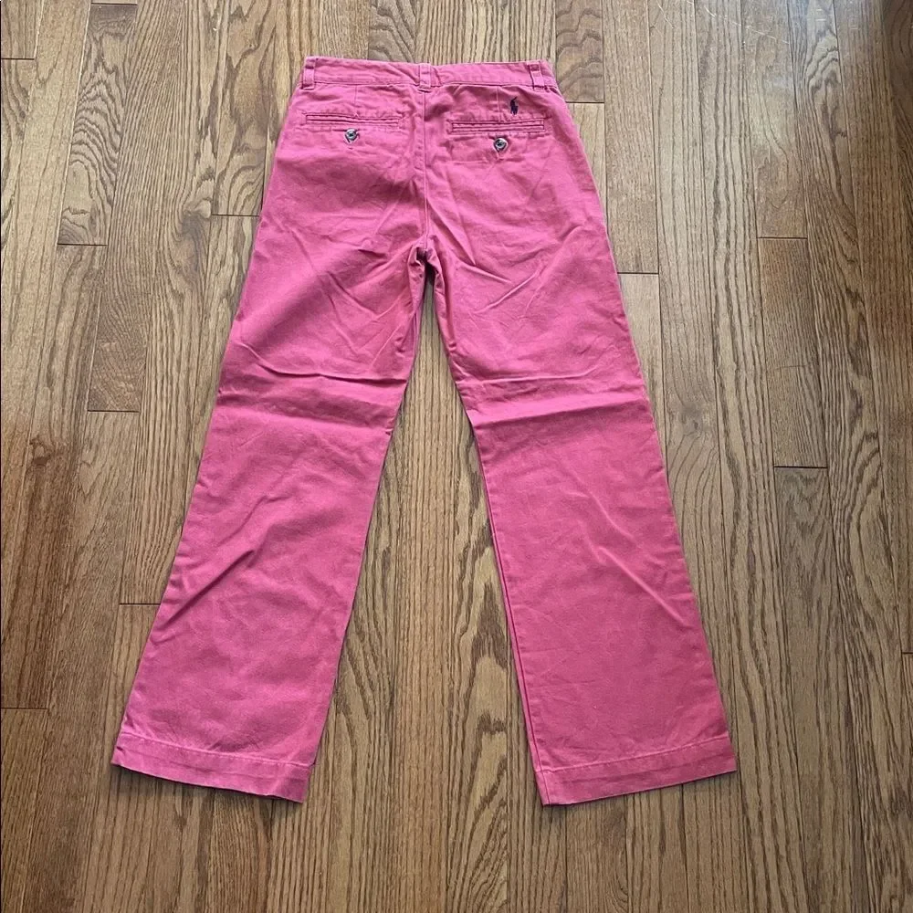 Polo Ralph Lauren Pink Chinos Boy’s Sz 8